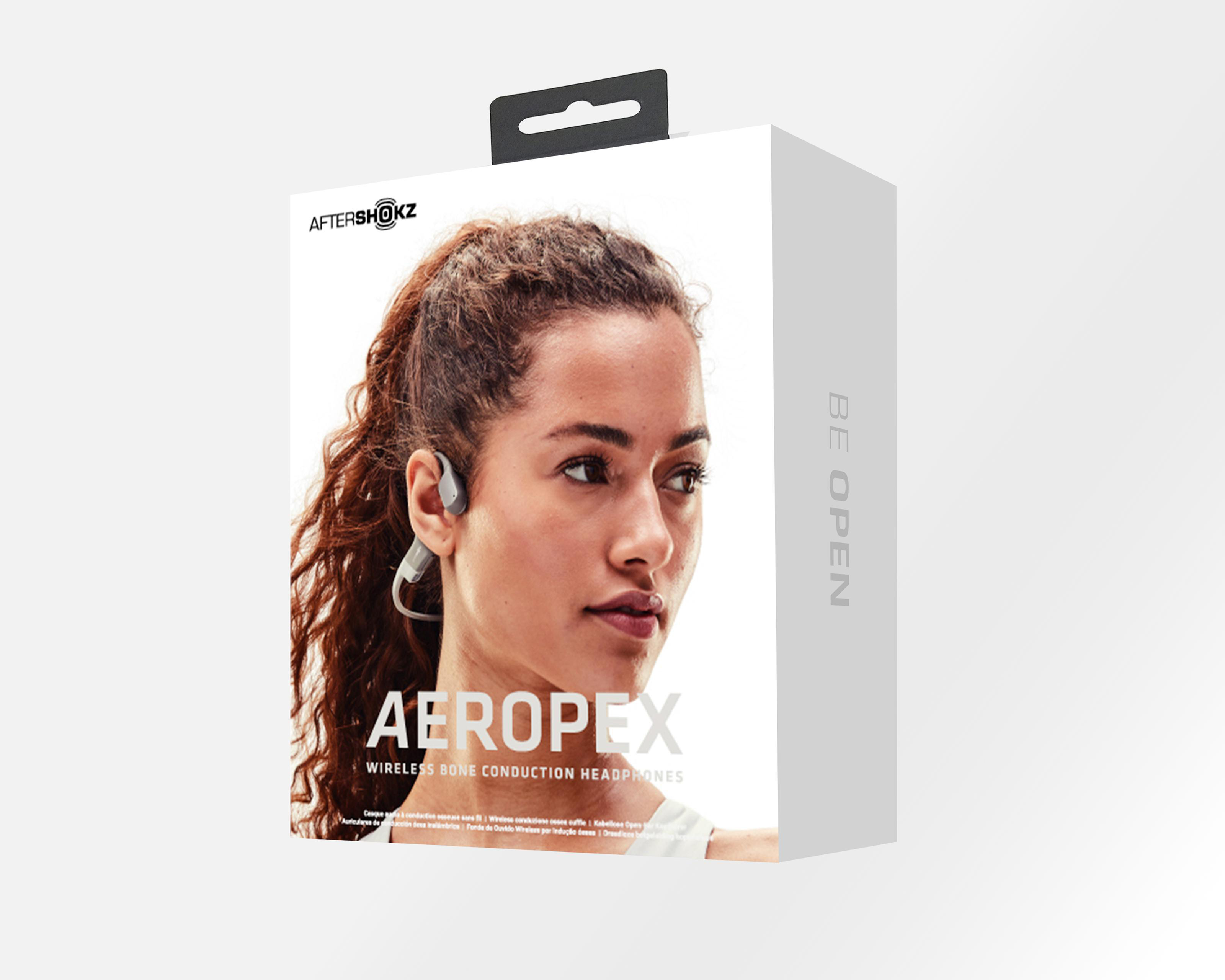 AFTERSHOKZ AEROPEX, Open-ear Headset Bluetooth Hellgrau