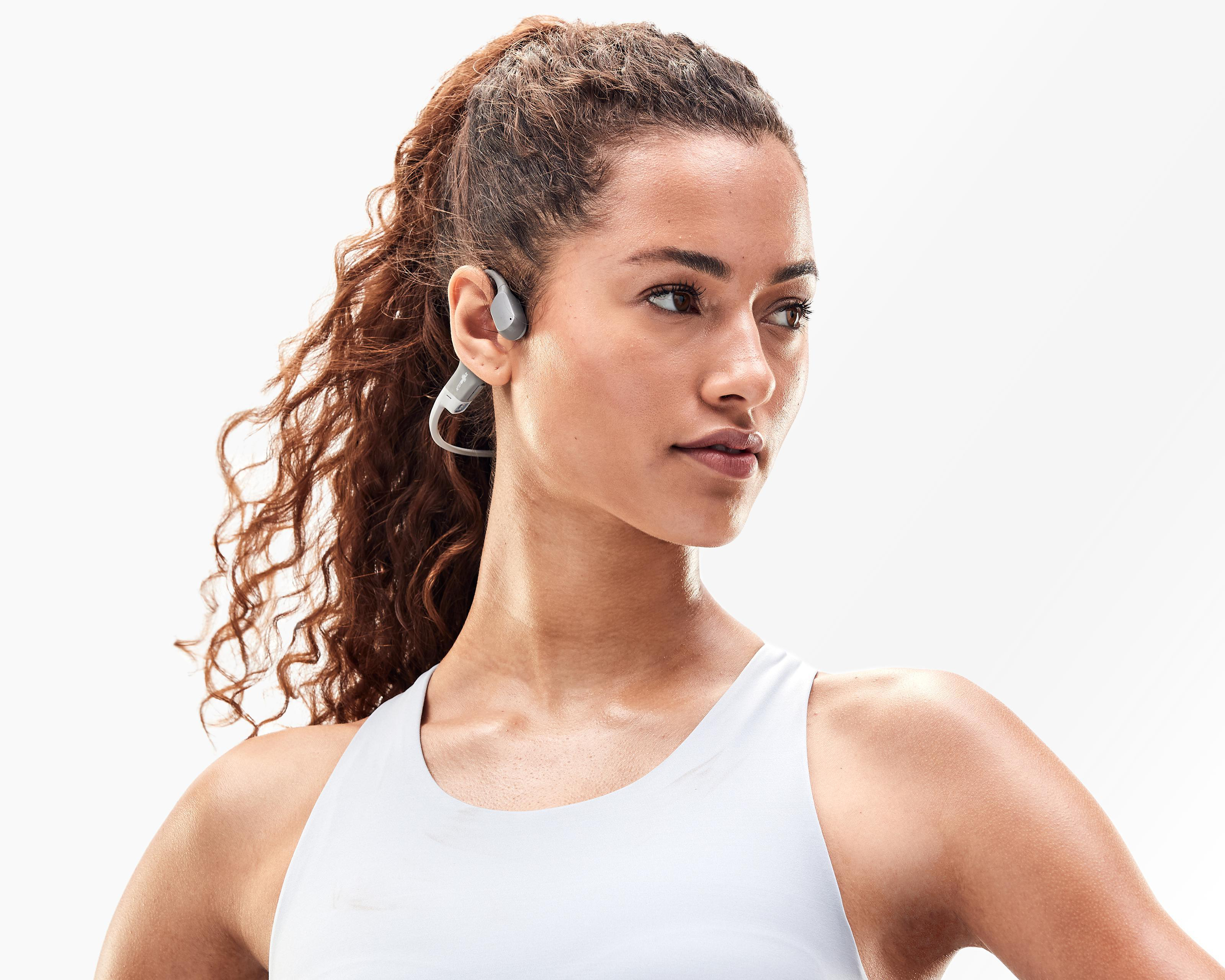 AFTERSHOKZ AEROPEX, Open-ear Headset Bluetooth Hellgrau
