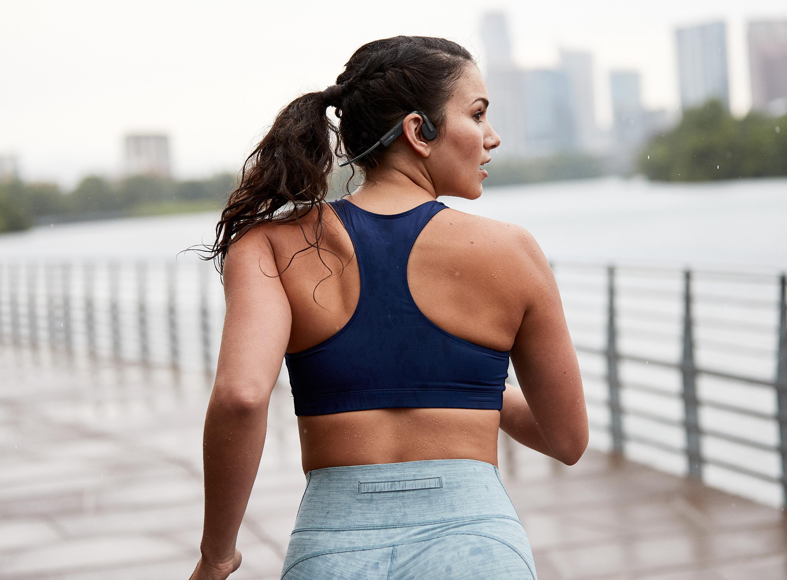 AFTERSHOKZ OPENMOVE, Neckband Kopfhörer Bluetooth Grau