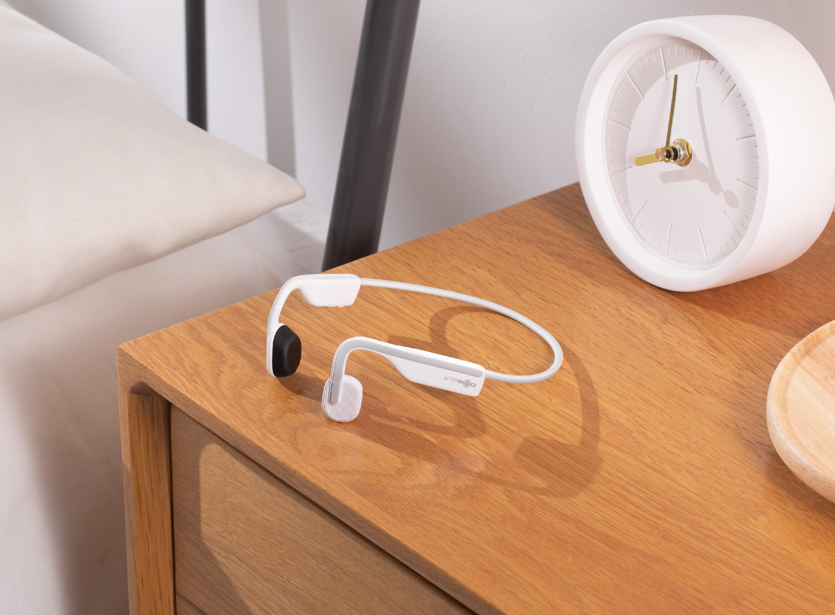 AFTERSHOKZ OPENMOVE, Neckband Kopfhörer Bluetooth Weiß