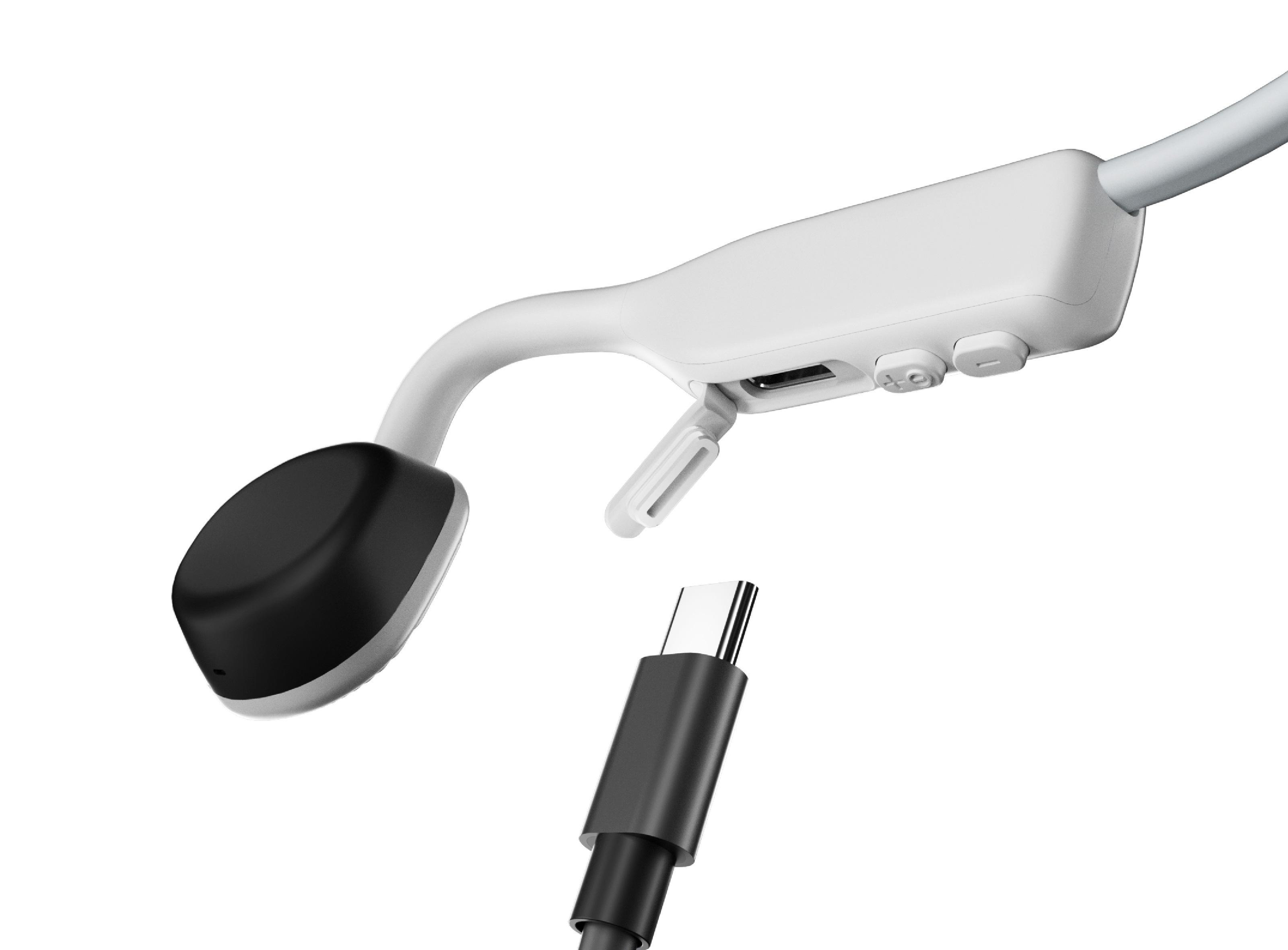 AFTERSHOKZ OPENMOVE, Neckband Kopfhörer Bluetooth Weiß