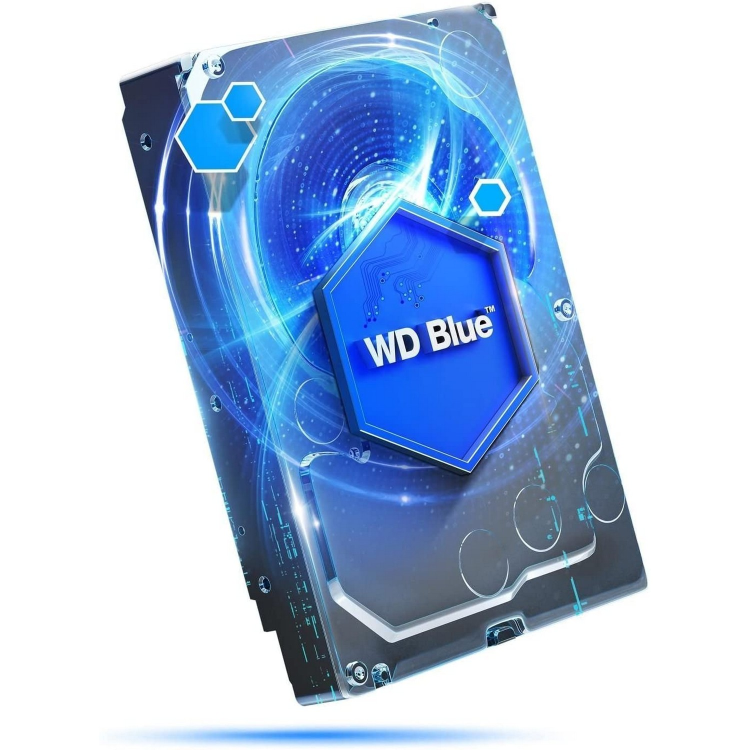 Disco duro interno 1 TB - Western Digital WD Blue Desktop, SATA 3, 6 Gb/s, 3.5", Caché 64 MB, 7200 rpm, Azul