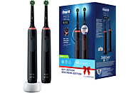 ORAL-B Pro 3 3900 Elektrische Zahnbürste Duopack Black Edition
