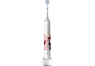 ORAL-B Junior Elektrische Zahnbürste Minnie Mouse Sensitive Clean Weiß