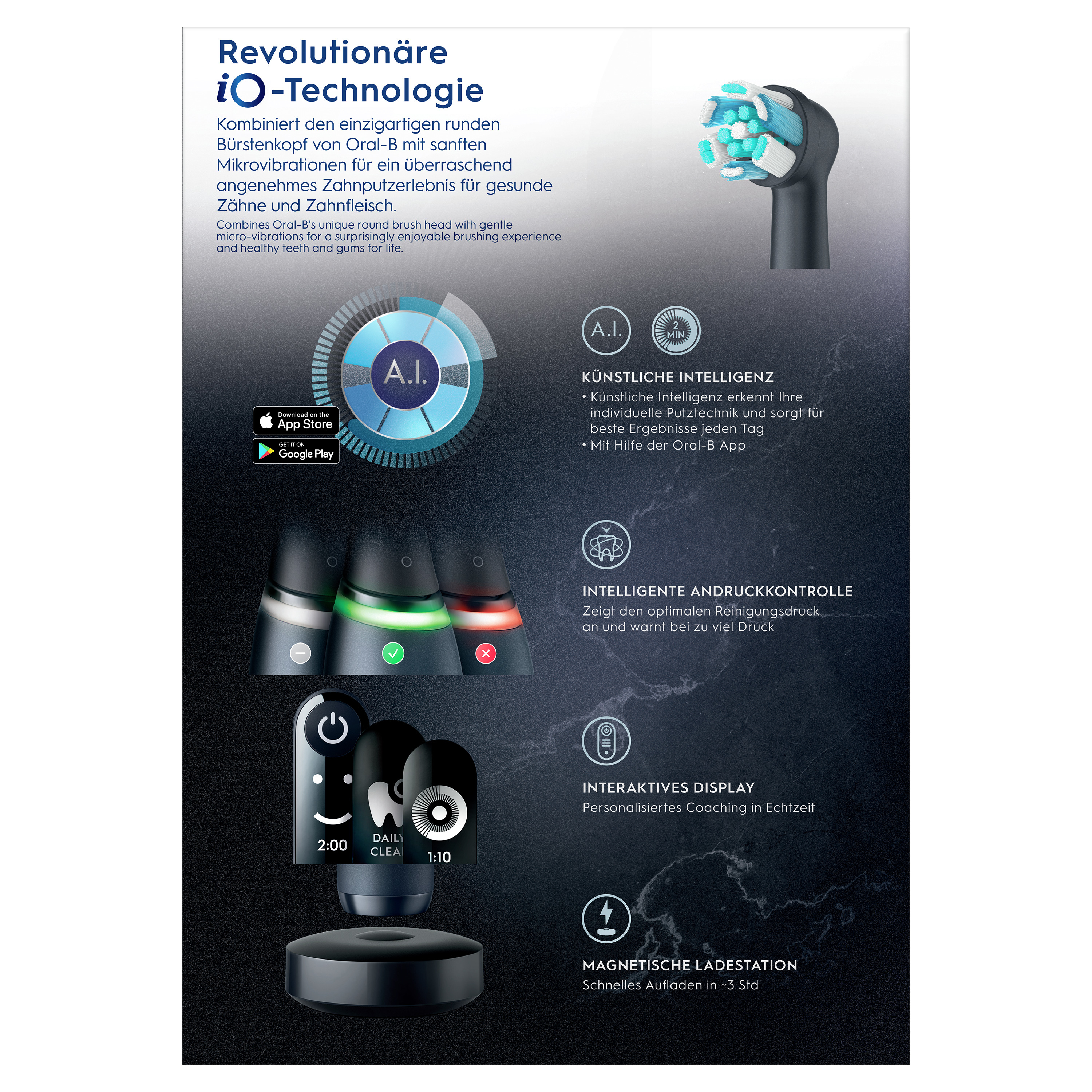 ORAL-B iO Series 7N Elektrische Zahnbürste Black Onyx