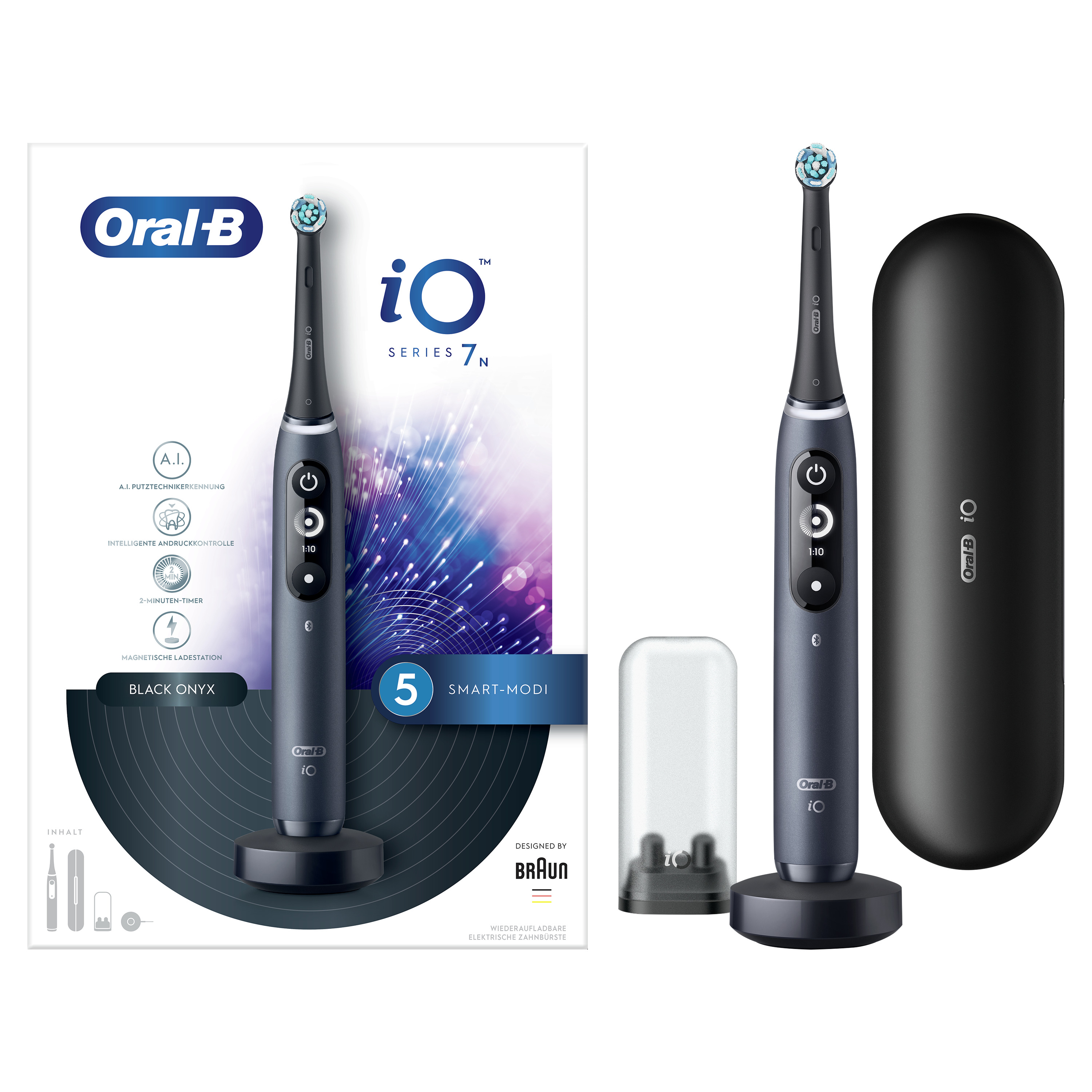 ORAL-B iO Series 7N Elektrische Zahnbürste Black Onyx