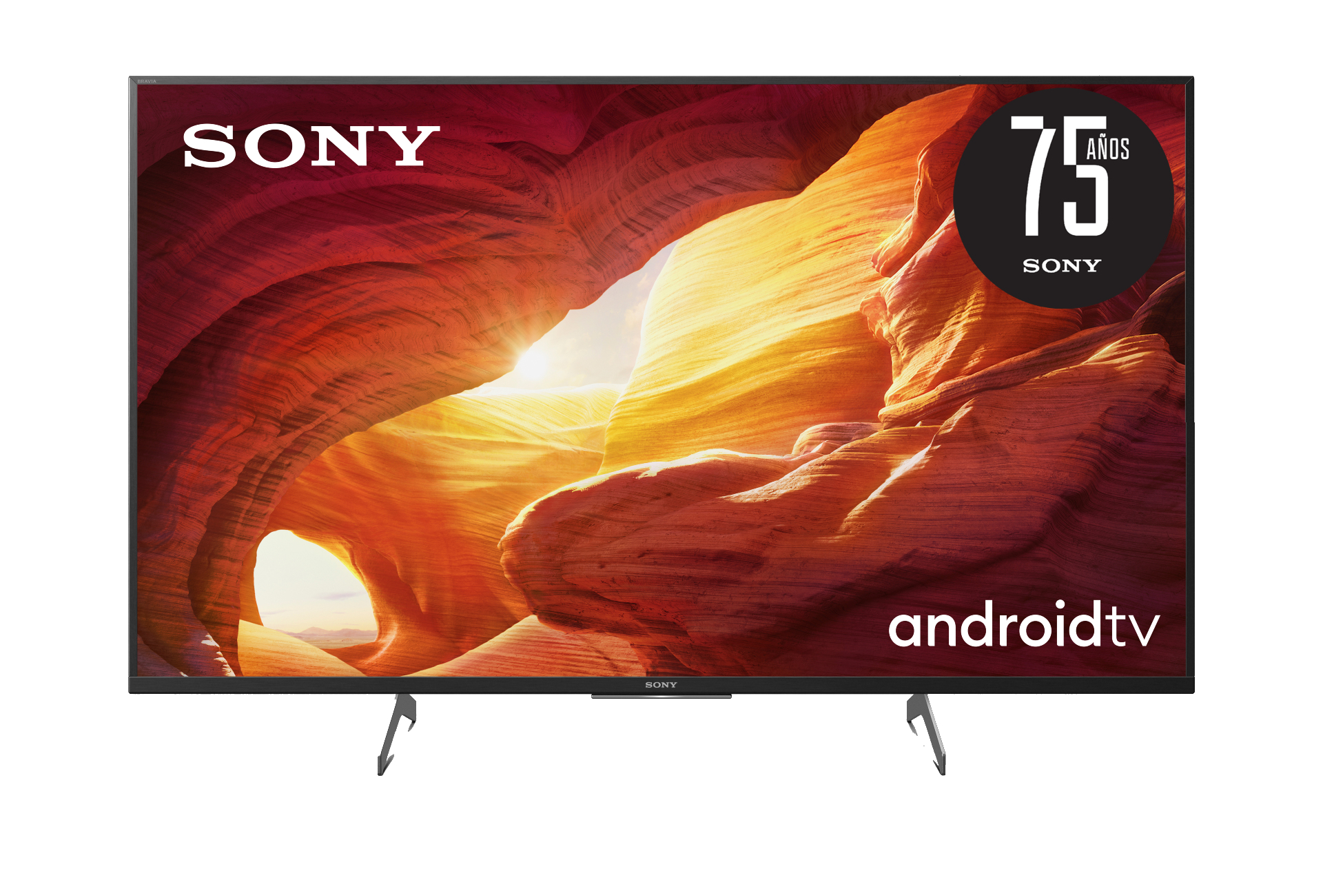 TV LED 43" - Sony KD43XH8596BAEP, UHD 4K, HDR, X1, SmartTV (AndroidTV), Asistente de Google, Triluminos, Negro