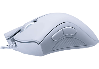 RAZER DeathAdder Essential - Souris de jeu, Filaire, Optique avec diodes laser, 6400 dpi, blanc