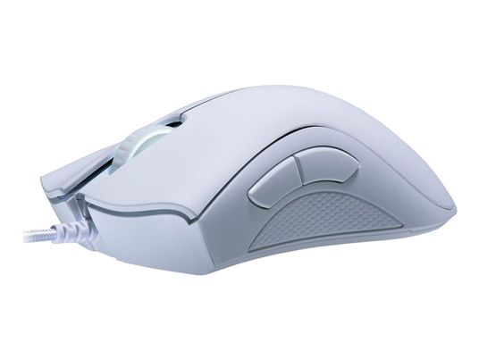 RAZER DeathAdder Essential - Mouse per gaming, Connessione con cavo, Ottica con diodi laser, 6400 dpi, White