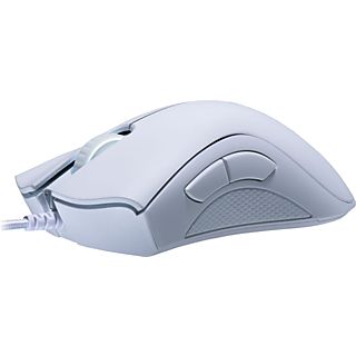 RAZER DeathAdder Essential - Gaming Maus, Kabelgebunden, Optisch mit Laserdioden, 6400 dpi, Weiss