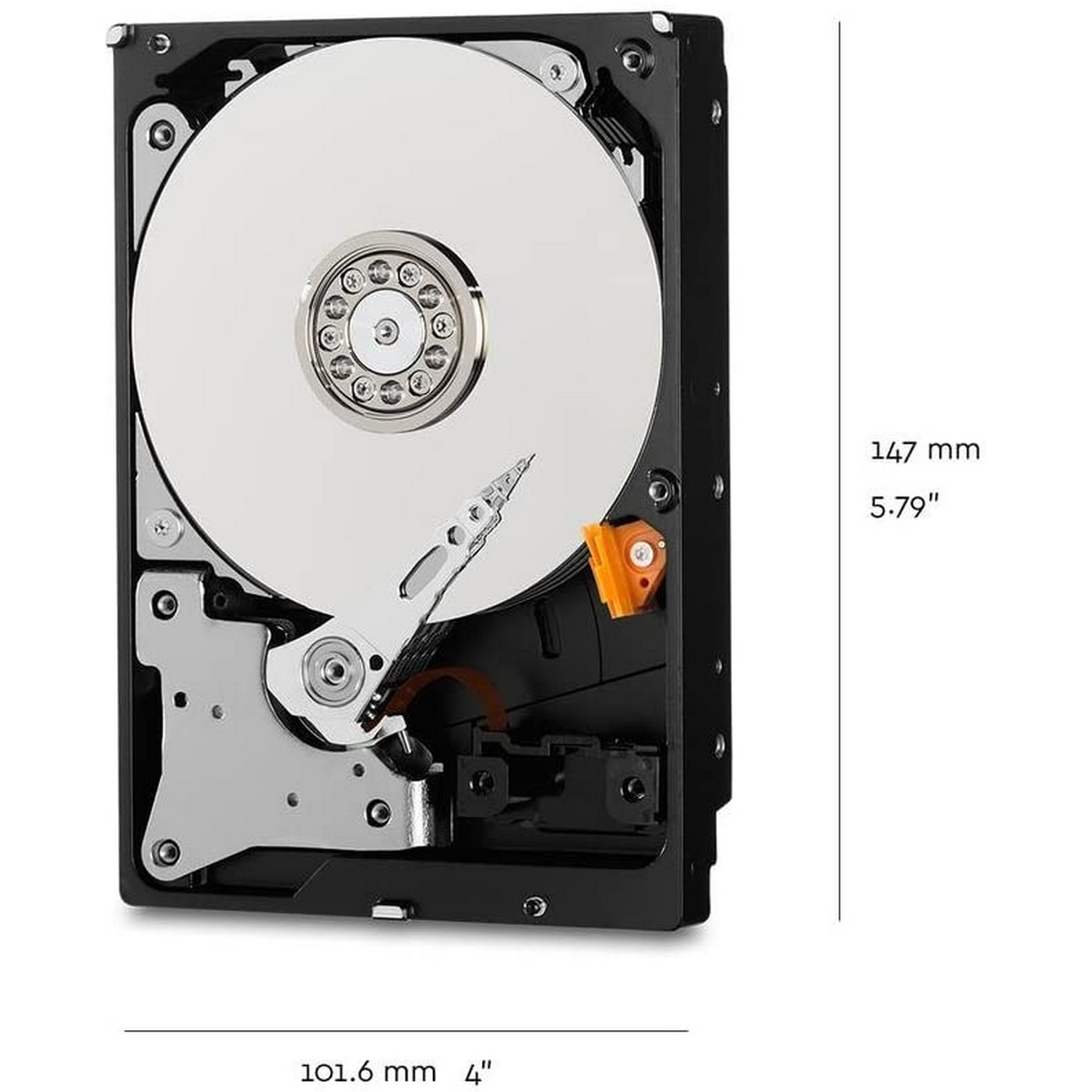 Disco duro 4 TB - Western Digital Desktop Performance, SATA III, 6 Gbps, 3.5 ", 7200 rpm, Caché 64 MB, Negro