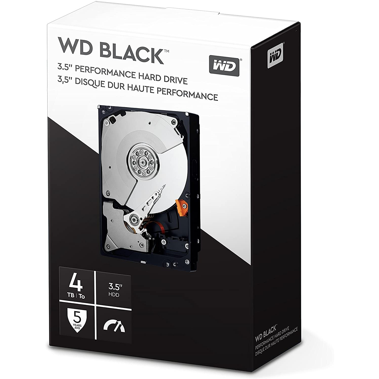 Disco duro 4 TB - Western Digital Desktop Performance, SATA III, 6 Gbps, 3.5 ", 7200 rpm, Caché 64 MB, Negro