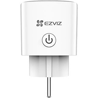 Enchufe inteligente - Ezviz T30-10A-EU, 2300 W, Amazon Alexa, Google Assistant, Wi-Fi, Blanco