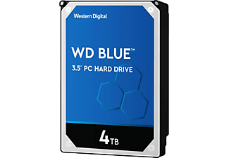 Disco duro interno 4 TB | Digital WD Blue Desktop, SATA 3, 6 Gb/s, 3.5", Caché 64 5400 rpm, Azul