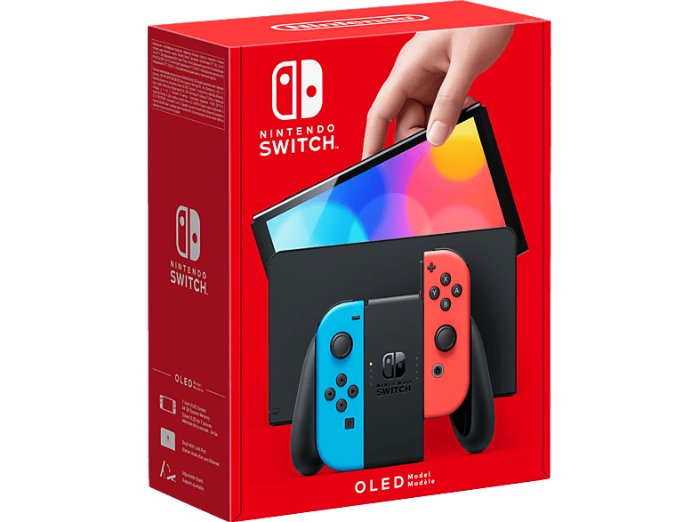 NINTENDO Switch OLED Modell Neon Rot Neon Blau Nintendo Switch