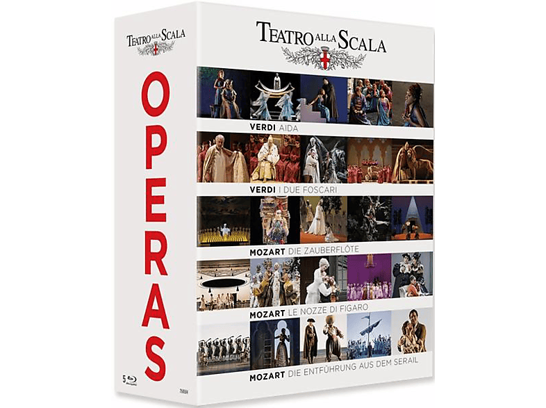 Domingo/Damrau/Schultz/Mehta/+ - Teatro alla Scala - Opera Box (Blu-ray)  - (Blu-ray)