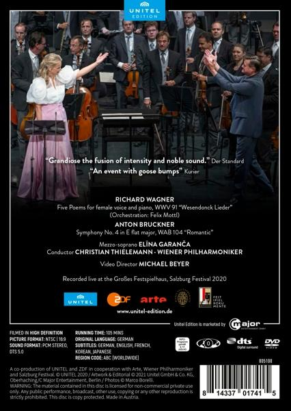Mutter/Ma/Barenboim/West Eastern Divan Orchestra - Wesendonck Lieder/Sinfonie Nr. 4 in Es-Dur  - (DVD)