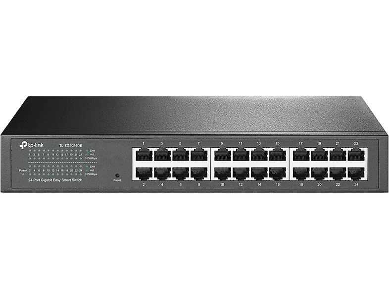 TP-LINK Gigabit Easy Smart Switch TL-SG1000, 24x Gb-LAN, Schwarz