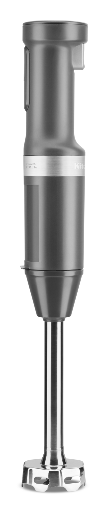 KITCHENAID 5KHBBV53EDG Cordless Stabmixer Dunkelgrau (16 Watt, 0.7 l)