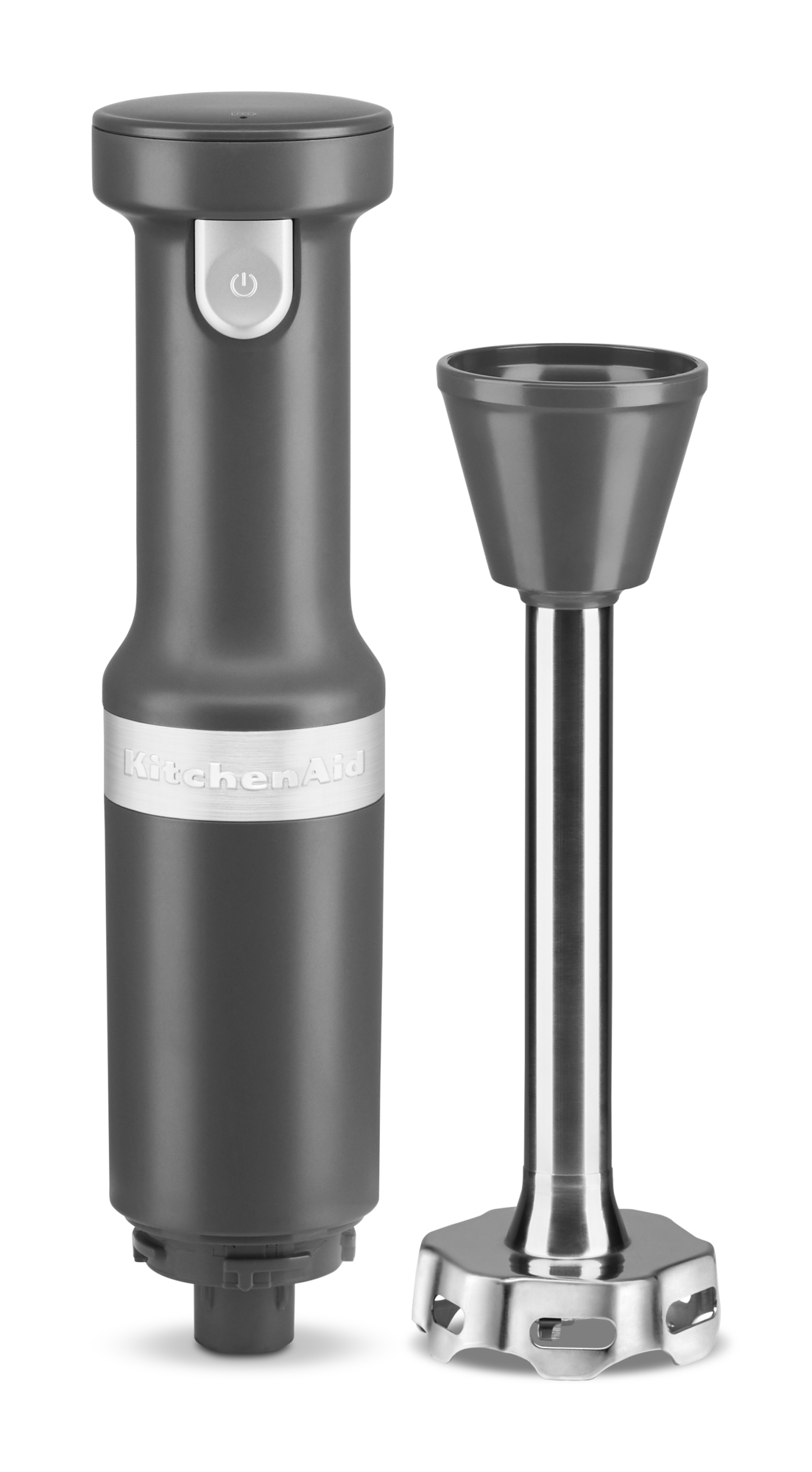 KITCHENAID 5KHBBV53EDG Cordless Stabmixer Dunkelgrau (16 Watt, 0.7 l)