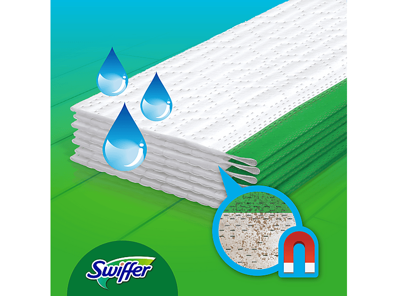 Swiffer Bodenwischer Feuchte Bodentücher Nachfüllpackung 12er Wischtücher — Foto 5 von 5