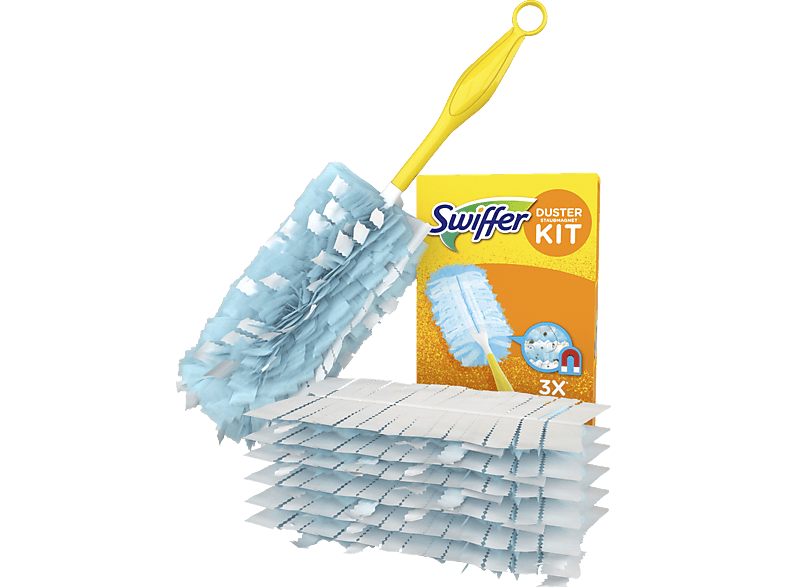 Swiffer Starterset mit Febrezduft Griff inkl. 7 Tücher Staubwedel