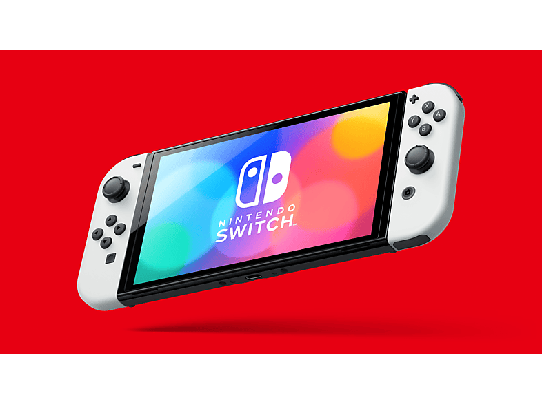 NINTENDO Switch Weiß (OLED Modell); Nintendo Switch OLED Modell----Spielekonsole — Foto 4 von 5