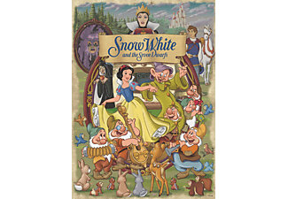 JUMBO Disney Snow White Movie Poster Puzzle Mehrfarbig