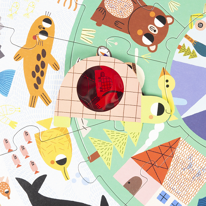 JUMBO Goula Tiere entdecken XXL-Puzzle
