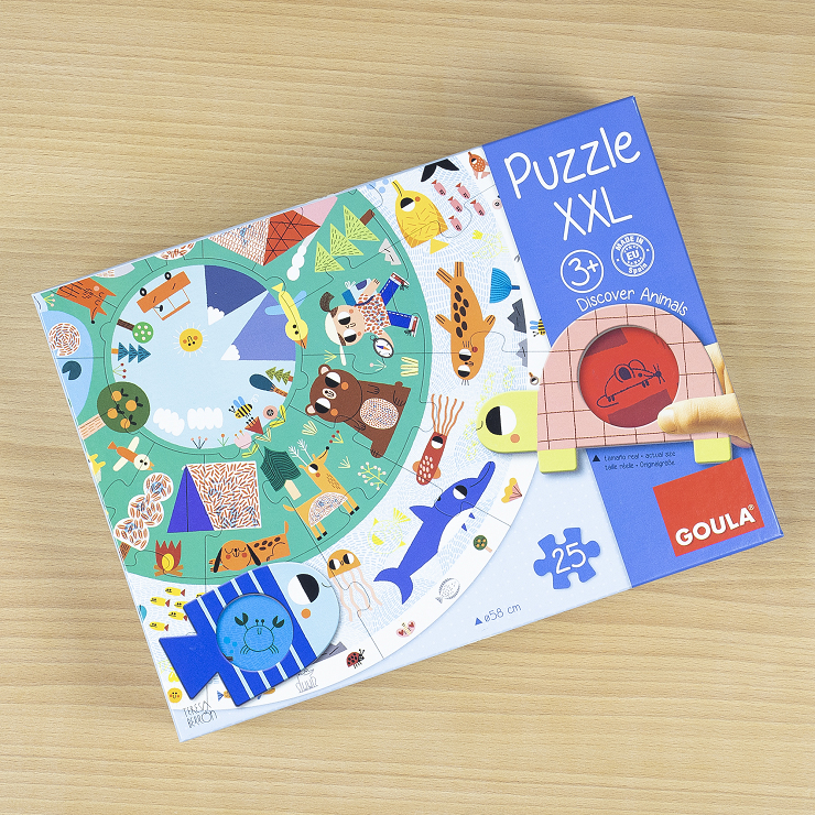 JUMBO Goula Tiere entdecken XXL-Puzzle