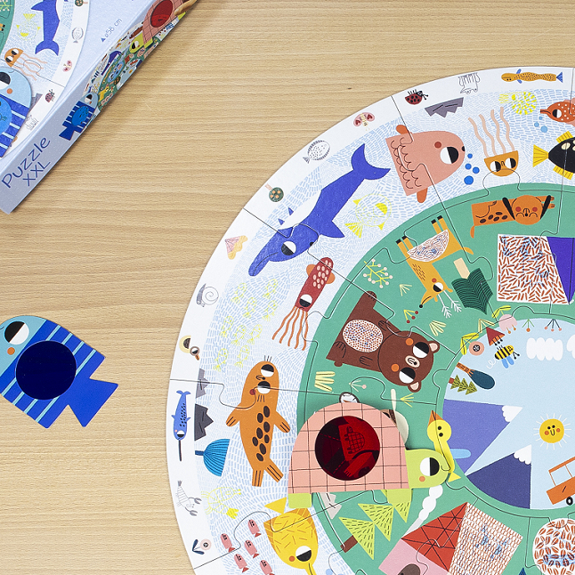 JUMBO Goula Tiere entdecken XXL-Puzzle