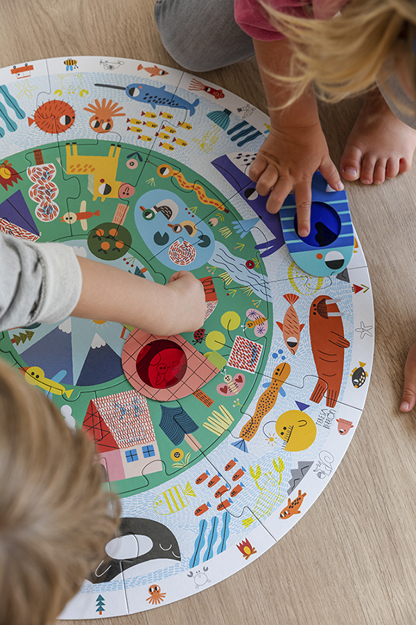 JUMBO Goula Tiere entdecken XXL-Puzzle