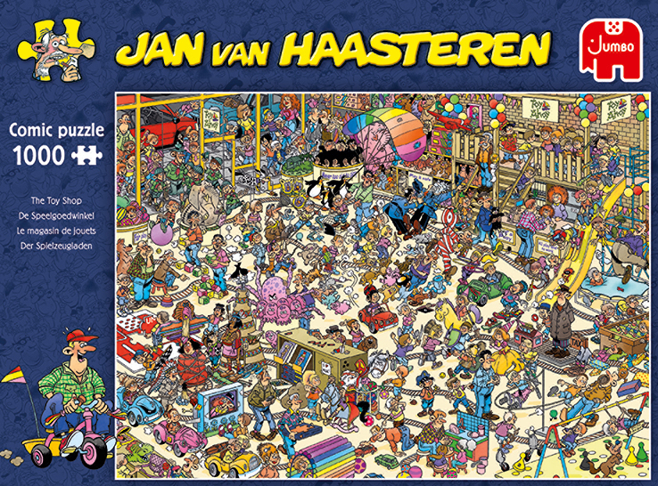 JUMBO Jan van Haasteren - Das Spielzeuggeschäft - 1000 Teile Puzzle