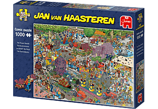 JUMBO Jan van Haasteren - Die Blumen Parade - 1000 Teile Puzzle Mehrfarbig