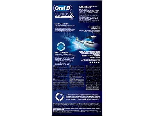 ORAL-B Genius X - Elektrische Zahnbürste (Weiss)