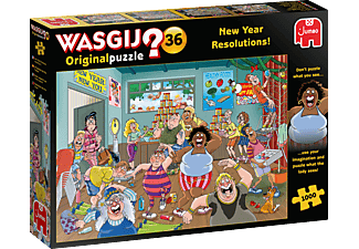 JUMBO Wasgij Original 36 - Gute Vorsätze fürs neue Jahr! Puzzle Mehrfarbig