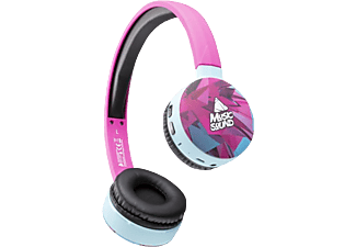 MUSIC SOUND BTMUSICSOUNDFAN212 - Casque d'écoute Bluetooth (On-ear, rose)