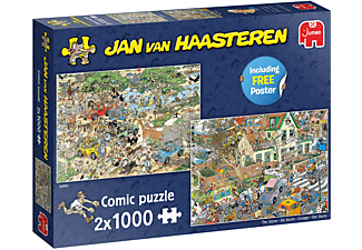 JUMBO Jan van Haasteren Sturm & Safari 2in1 Puzzle Mehrfarbig