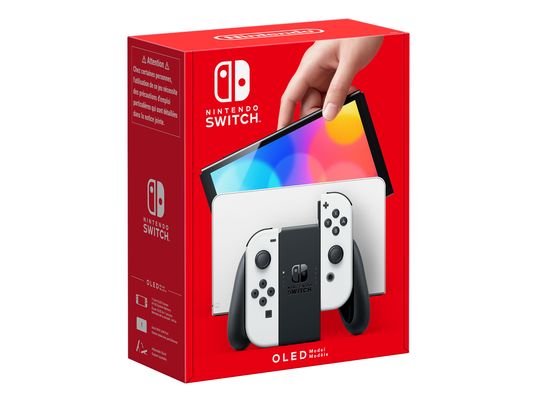 Switch (modèle OLED) - Console de jeu - Blanc/Noir