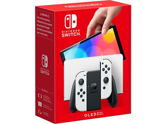 Switch (modèle OLED) - Console de jeu - Blanc/Noir
