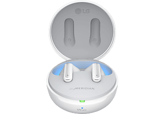 LG TONE Free DFP8W, In-ear Kopfhörer Bluetooth Pearl White