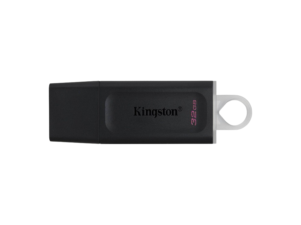 Memoria USB 32 GB - Kingston Exodia DTX/32GB, 5 Gbit/s, USB 3.2 Gen 1, Negro y Gris