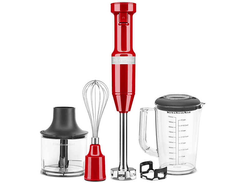 KitchenAid 5KHBV83EER Frullatore ad immersione 180 W Rosso