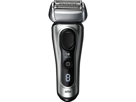 BRAUN 8417S SERIES 8 WET&DRY - Rasoir (Argent/Noir)