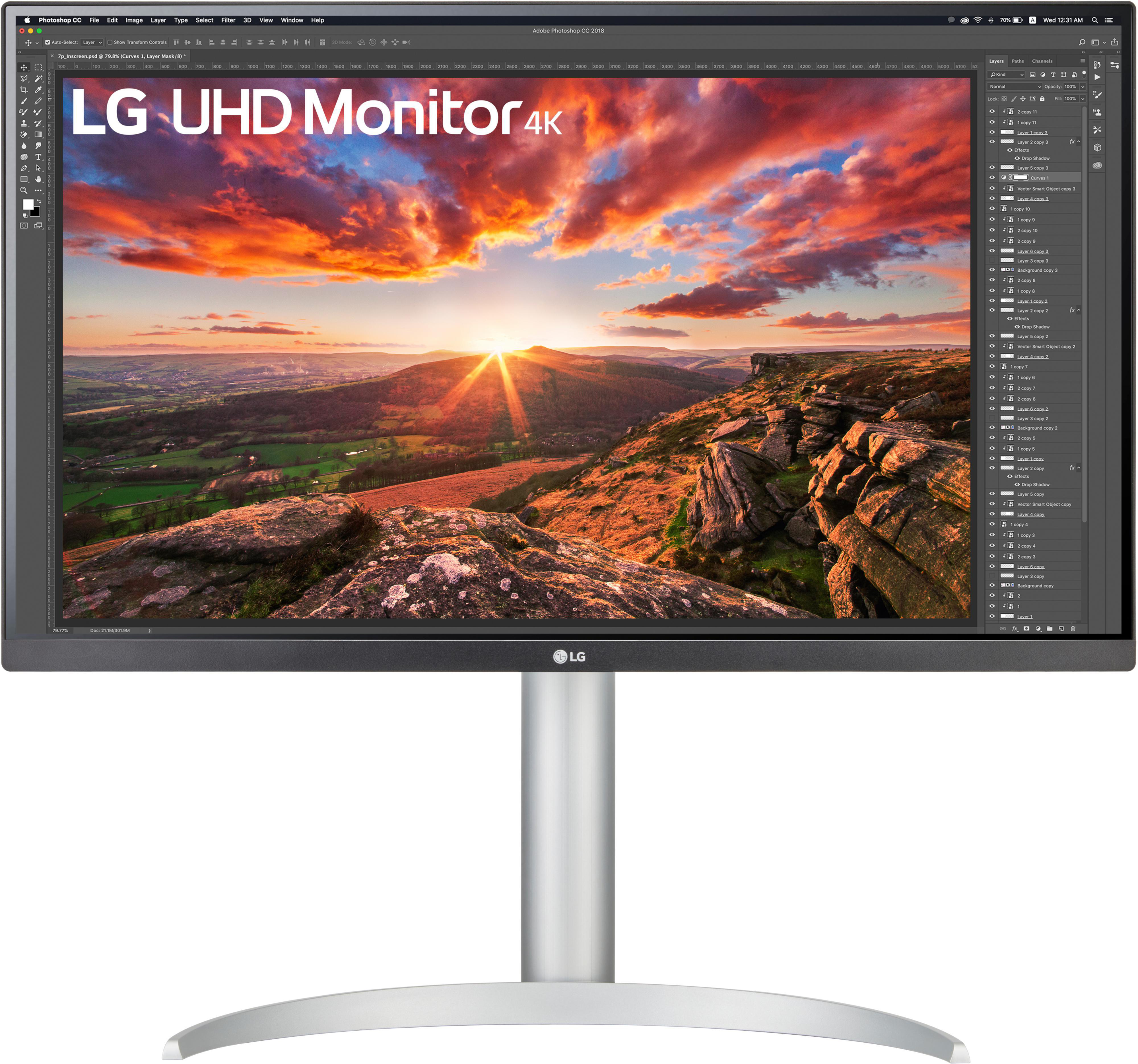 LG 27UP850-W HDR 27 Zoll  UHD 4K  Monitor  5 ms Reaktionszeit  