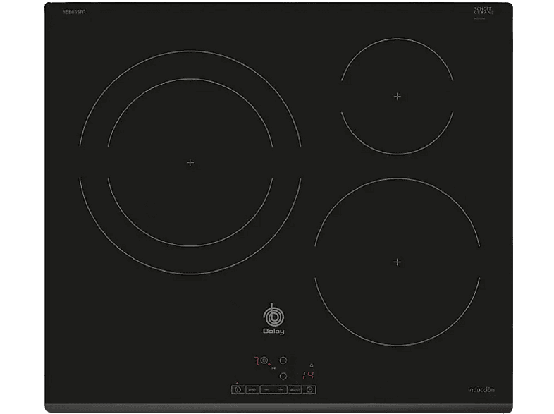 Placa Inducción Balay 3EB864EN - Placas Inducción 60cm - Placas