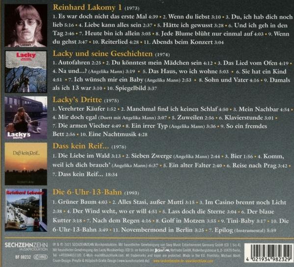 Ein CD-Cover mit deutschem Text und einem Foto einer Frau.