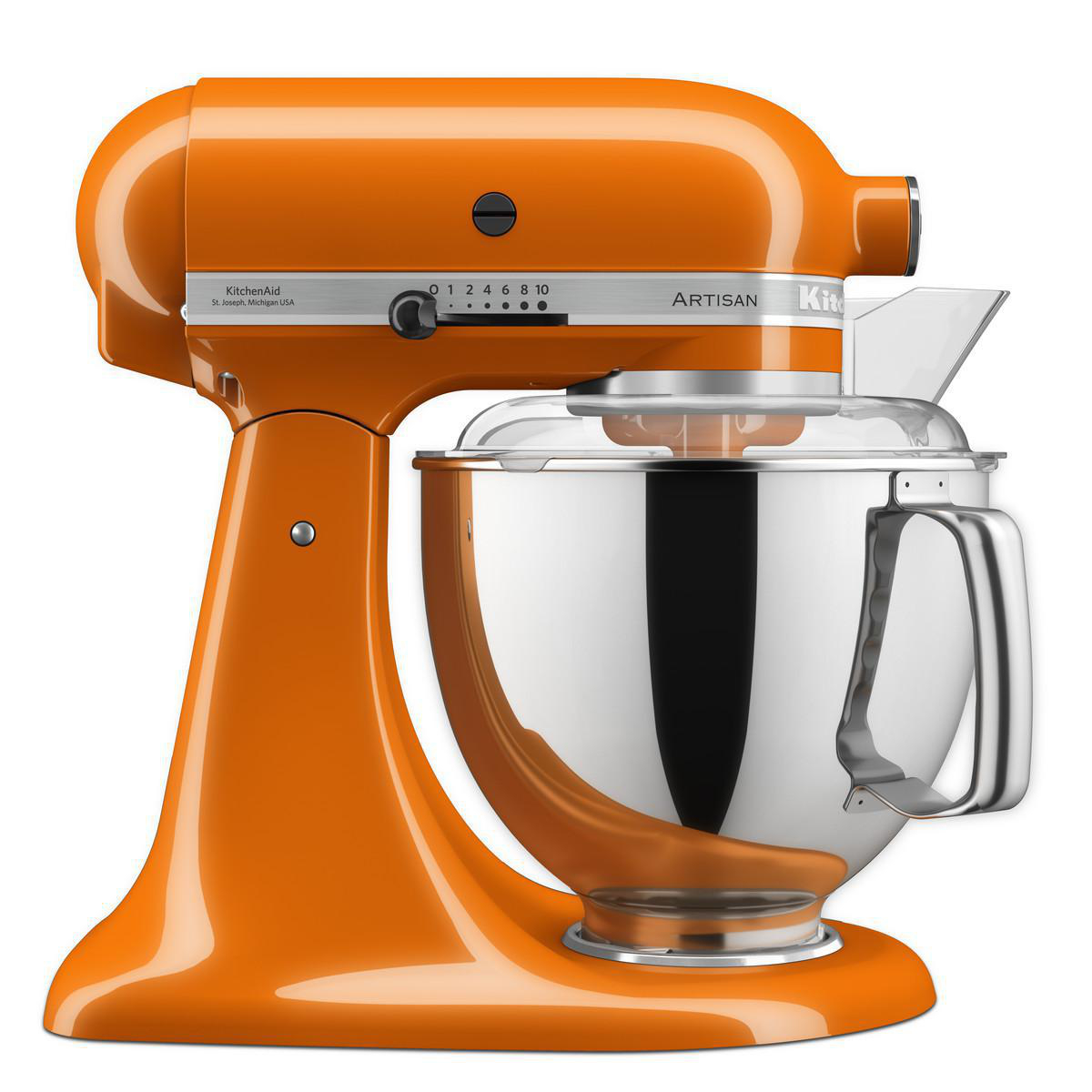 KITCHENAID 5KSM175PSEHY ARTISAN Küchenmaschine Honey (Rührschüsselkapazität: 4,8 l, 300 Watt)