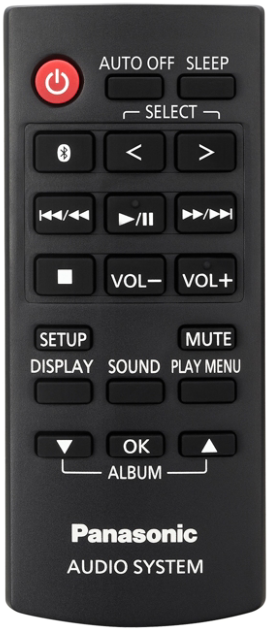 PANASONIC RX-D 550 E-K bluetooth CD-s rádió, fekete