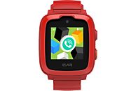 Smartwatch infantil - Elari Kidphone 4G, 1.3", 4 días, LCD, IP67, Wi-Fi, Bluetooth, GPS, Rojo